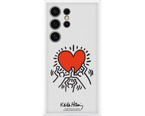 Samsung Galaxy S24 Ultra Keith Haring Suit Back Cover Transparent