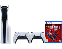 PlayStation 5 Slim Disc Edition + Marvel's Spider-Man 2 + Extra Controller Wit