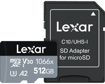 Lexar Professional 1066x SILVER 512GB MicroSDXC 160mb/s