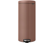 Brabantia NewIcon Pedal Trash Can 30L Satin Taupe