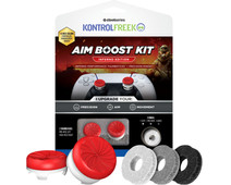 KontrolFreek Inferno AimBoost Thumbsticks + Precision Rings Rood/Wit PS5/PS4