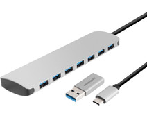 BlueBuilt 7-Poorts USB-C / USB-A 3.0 Hub