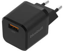 BlueBuilt Quick Charge Oplader met Usb A Poort 18W Zwart