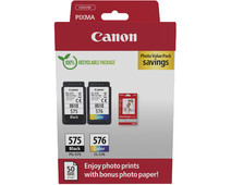 Canon PG-575/CL-576 Cartridge + Fotopapier