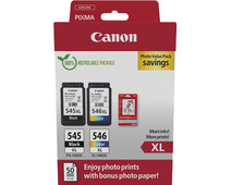 Canon PG545XL/CL546XL + Canon GP-501 Fotopapier