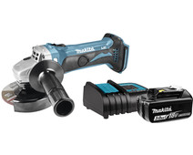 Makita DGA452Z + 3.0Ah Battery and Charger