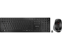 CHERRY DW 9500 SLIM Desktop Wireless Keyboard and Mouse Set QWERTY Black