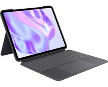 Logitech Combo Touch Apple iPad Pro 13" (2024) Toetsenbord Hoes QWERTY Grijs