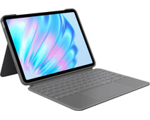 Logitech Combo Touch Apple iPad Air 11 inches (2024) Keyboard Cover QWERTY Gray