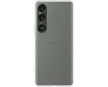 Just in Case Soft Design Sony Xperia 1 VI Back Cover Transparant