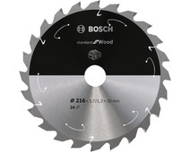 Bosch Circular Saw Blade Cordless Standard for Wood 216x30x1.7/1.2x2