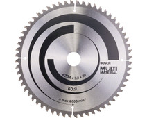 Bosch Circular Saw Blade Multi Material, 254x30x3.2mm, 60T