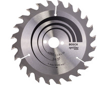 Bosch Circular Saw Blade Optiline Wood 160x20/16x1.8mm, 24T