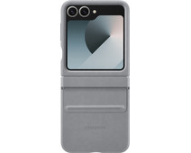 Samsung Galaxy Z Flip 6 Back Cover Artificial Leather Gray