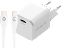 BlueBuilt Power Delivery Charger 30W + USB-C Cable 3m Nylon White