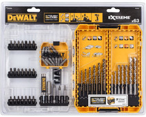 DeWalt 63-piece Concrete Drill Bits EXTREME and HSS-G Metal Drill Bits EXTREME 2 TOUGH CASE