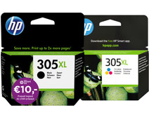 HP 305XL Inkt Cartridge 4-Kleuren Bundel