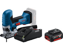 Bosch Professional GST 18V-125 S + 4,0 Ah accu en lader