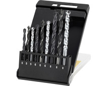 Irwin 9-piece Metal, Concrete, and Wood Drill Bit Set