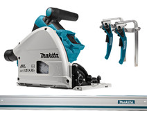 Makita DSP600ZJ (zonder accu) + Makita Geleiderail 1500 mm