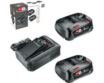 Bosch Starterset 18V 2,5 Ah (2x) + AL 18V-44