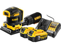 DeWalt DCW200NT-XJ 5,0 Ah Accu (2x) Starterspakket