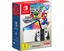 Nintendo Switch OLED + Mario Wonder + 12 maanden Nintendo Switch Online