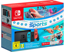 Nintendo Switch Rood/Blauw + Switch Sports + 12 maanden Nintendo Switch Online