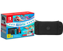 Nintendo Switch Rood/Blauw + Switch Sports + Nintendo Switch Online + Beschermhoes