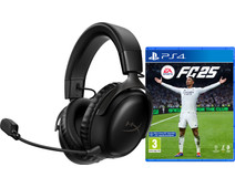 HyperX Cloud III Wireless Zwart + EA Sports FC 25 PS4