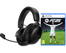 HyperX Cloud III Wireless Zwart + EA Sports FC 25 PS5