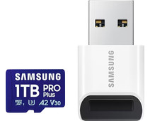 Samsung MicroSDXC PRO Plus 1TB 180MB/s + USB lezer