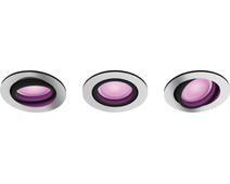 Philips Hue Centura inbouwspot White and Color - rond - Aluminium - 3-pack