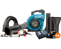 Makita DUB363ZV 18v 5,0 Ah Accu (4x) Starterspakket