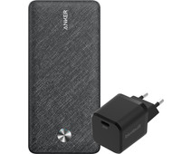 Anker Power Bank 20,000mAh Quick Charge and Power Delivery Black + Charger 30W Black