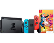 Nintendo Switch Rood/Blauw + Just Dance 2025