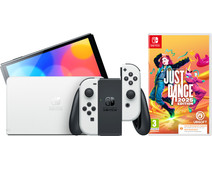 Nintendo Switch OLED Wit + Just Dance 2025