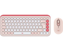 Logitech Pop Icon Combo toetsenbord en muis set Rose