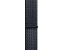 Apple Watch 44/45/46 mm Nylon Sport Loop Horlogeband Inkt