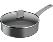 Tefal Renew On Ceramic High-Sided Skillet 24cm Gray