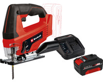 Einhell TC-JS 18 Li Solo + Einhell 18 V/4.0 Ah Starter Kit - Power X-Change