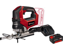 Einhell TP-JS 18/135 Li BL Solo + Einhell 18 V/4.0 Ah Starter Kit - Power X-Change