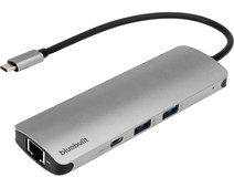 BlueBuilt 8-in-1 HDMI Docking Station met USB-C