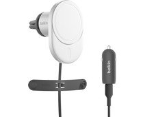 Belkin Telefoonhouder Auto Luchtrooster met MagSafe en Qi2 Opladen Zilver