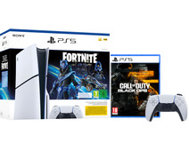 PlayStation 5 Slim Disc Edition + Fortnite Voucher + Black Ops 6 + Extra Controller Wit