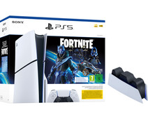 PlayStation 5 Slim Disc Edition + Fortnite Voucher + Oplaadstation