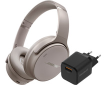 Bose QuietComfort Headphones Beige + Charger