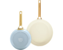 GreenPan Padova Frying Pan Set 20cm + 26cm Light Blue