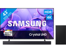 Samsung 43" Crystal UHD U8070F 4K (2025) + Samsung HW-B450F (2025)