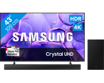 Samsung 43" Crystal UHD U8070F (2025) + Samsung HW-B66CF Zwart